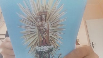 Preview 1 of Dick Woods In Casted - incredible,  exaggerated and outrageous blasphemy. Drawing penises on the virgin mary