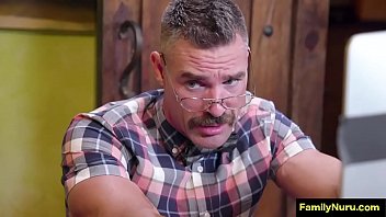 Preview 1 of New Sexy F - Lucky IT guy get oil dick massage