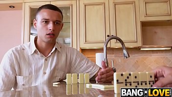 Preview 2 of Abba Granny - Julianna Vega In Teaching Him The Game Led To Hot Sex