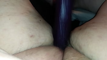 Preview 3 of Bbw An Mommy - Step dad helps me squirt on dildo