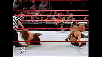 Preview 2 of Cosplay Fuking - Trish Stratus vs Mickie James Raw 2006