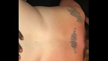 Preview 3 of Trans Peeing In Her Own Mouths - White mature bbw sucks black cock