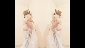 Preview 2 of Sleeping Forced Hot - gorda bailando  en vestido transparente