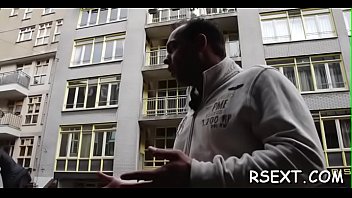Preview 2 of Busty Small Bikni - Old man takes a walk in the amsterdam redlight district