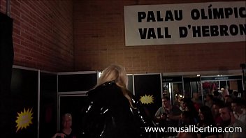 Preview 1 of Voyeur Sex Family - Show Mistress fucks Red Riding Hood (Musa Libertina y Denis Martin en SEB 2018)