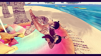 Preview 2 of Yuko Mukai - Fudendo a gostosa e dando leitinho na bokinha em secondlife