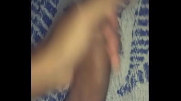 Preview 2 of Ebony Masterbat - Batendo uma