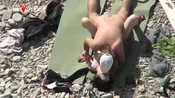 Preview 4 of Xxx Bhanu Hd - Beach Voyeur. Unashamed nudists having sex on the beach right near others