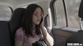 Preview 1 of Sasha Grey Bdsm Dom - Asian stepdaughter teen having a little wet accident