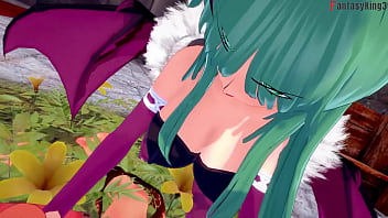Preview 1 of Hypno Nifty Cock - Morrigan having hard sex | Full Halloween Special on Sheer &amp_ PTRN: Fantasyking3
