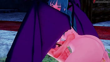 Preview 4 of Hypno Nifty Cock - Morrigan having hard sex | Full Halloween Special on Sheer &amp_ PTRN: Fantasyking3
