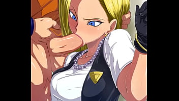 Preview 2 of Real Dick In Briana Lee - android 18 face fuck by krillin