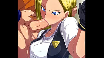 Preview 1 of Real Dick In Briana Lee - android 18 face fuck by krillin