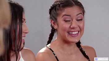 Preview 2 of Indan Girl Mms Xxx - s. party gives them the first lesbian experience - Kendra Spade,  Judy Jolie,  Kali Roses and Alina Lopez