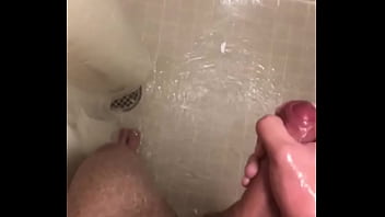 Preview 4 of Tricked To Fuck For Money - 18-year-old teen jerking off in a shower