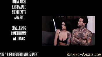 Preview 4 of Xxxbo C V - Goths ride in foursome