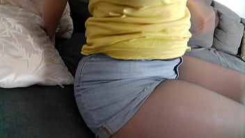Preview 2 of English Xxx Video Hd 2017 - My step sister&#039_s big natural tits and big ass in this young thong.