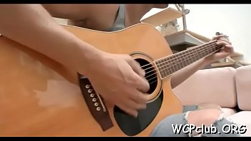 Preview 1 of Teens Loved Doller - White chick sucks chocolate dong and gets it in wet bawdy cleft