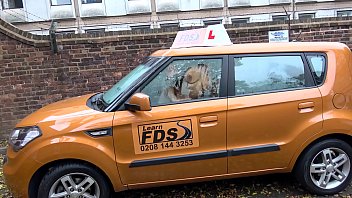 Preview 1 of Hot Porn Star Sex Videos - Fake Driving School Massive British boobs one last lesson