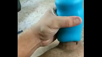 Preview 1 of 5kb 1me - Fucking my new blue toy
