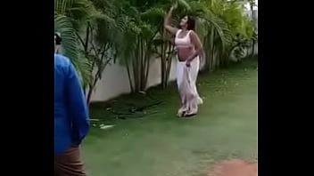 Preview 4 of And Shemalle - Swathi naidu saree dropping part-2 short film shooting