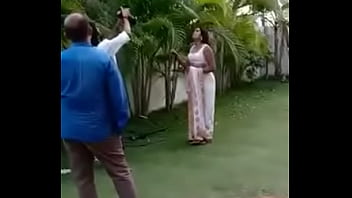 Preview 2 of Giem Sex - Swathi naidu saree dropping part-1 short film shooting