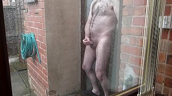 Preview 3 of Voyeurs Classmate - Pissing And Cumming In The Rain