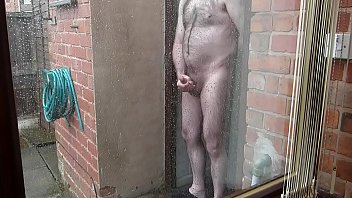 Preview 4 of Voyeurs Classmate - Pissing And Cumming In The Rain