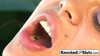 Preview 3 of Faith Fature - Redheaded pregnant babe teases before getting fucked outdoors