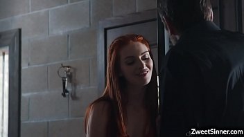 Preview 2 of Capri Anderson Strapon Anal - Teen redhead Maya Kendrick fucks with a horny dirty old man.She loves it when he licks her pussy and got fuck while he  toys her at the same time.