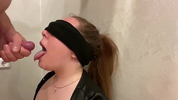 Preview 4 of Sex At Kitchen Big Tits Mom - Hard deep oral sex,  fucked a beauty in the mouth!