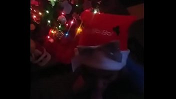 Preview 1 of 18yer Girl South Indian - GIVING SANTA A WELL DESERVED BLOWJOB!!
