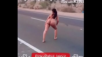 Preview 2 of Reina Hd - Indian daring desi  walking nude in public road in daytime