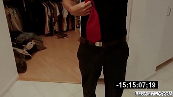 Preview 1 of Sex Vidie Hf - Sheena Ryder help her stepson prepared for his date.She doesnt want him to fuck with other girls so she jerks his cock and squeeze all his cum out.