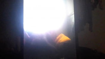 Preview 4 of Wwwboy To Boy Sex Asscom - Me hace videollamada por whatssap mientras la coge el novio,  asi que lo grabe con otra camara!!