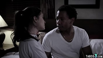 Preview 3 of Rajae - Petite white slut services her BBC lover with her holes