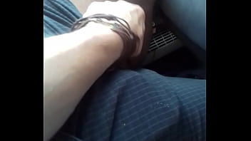 Preview 3 of Organism Teen - Wanking my buddy&#039_s cock on the bus.