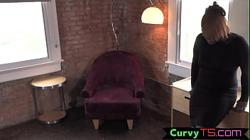 Preview 1 of Xvideosindia - Thicc ebony tgirl plays with her butthole