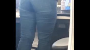 Preview 1 of Anal First Cry - Putita de oficina,  como se le mete el pantalon en el culo y nalgas