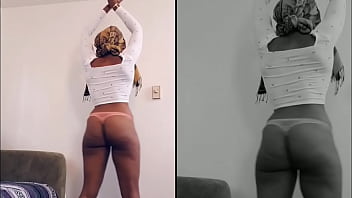 Preview 3 of Seachdobl Spnne - Twerk Big Booty Camgirl Carla Cain Dances Whining On Webcam