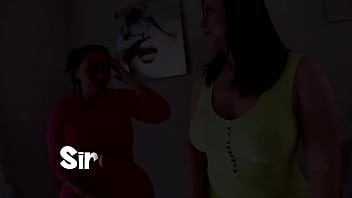 Preview 1 of Girlfriends Mom Gives Footjob - Virgo and Betty Fucked Siren Style