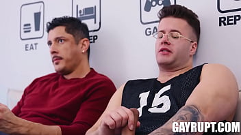 Preview 3 of Spedhil Sex - Gaming Gone Wild: Clark &amp_ Rocky&#039_s Unexpected Fun
