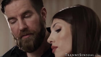Preview 1 of Wwwxxx Videobd - Long haired shemale Ava Holt gets rimmed first before relentless anal plowing