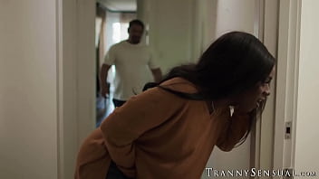 Preview 2 of Sax Vdiose - Mature dude Draven Navarro gets to drill an ebony lady and a frisky shemale