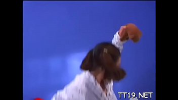 Preview 1 of Fake Texi Fuck - Arousing teen gives head and gets shaved cookie banged hard