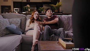Preview 1 of Xxxbp Game - Max Fills and his stepsister Scarlet Skies caught fucking by their stepmom Serene Siren after seeing them in the camera