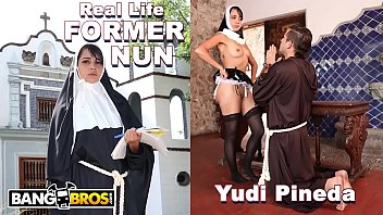 Preview 4 of Angry Slut - BANGBROS - Sacrilegious REAL LIFE Former Nun Yudi Pineda Has Secret Desires