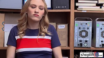Preview 2 of School Japan Mom Cliti - Sexy wet blonde teen tied up and fucked by a policeman