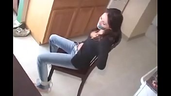 Preview 4 of Story Family Moviescom - Daphne chair tied and tape gagged