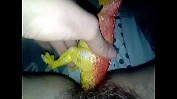 Preview 2 of Caned And Shamed - Me meto dinosaurio en el culo